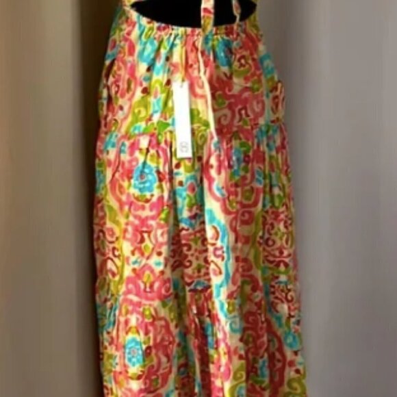 NEW House of Harlow 1960 Boho Maxi Dress with open back and tie NWT - Picture 4 of 9